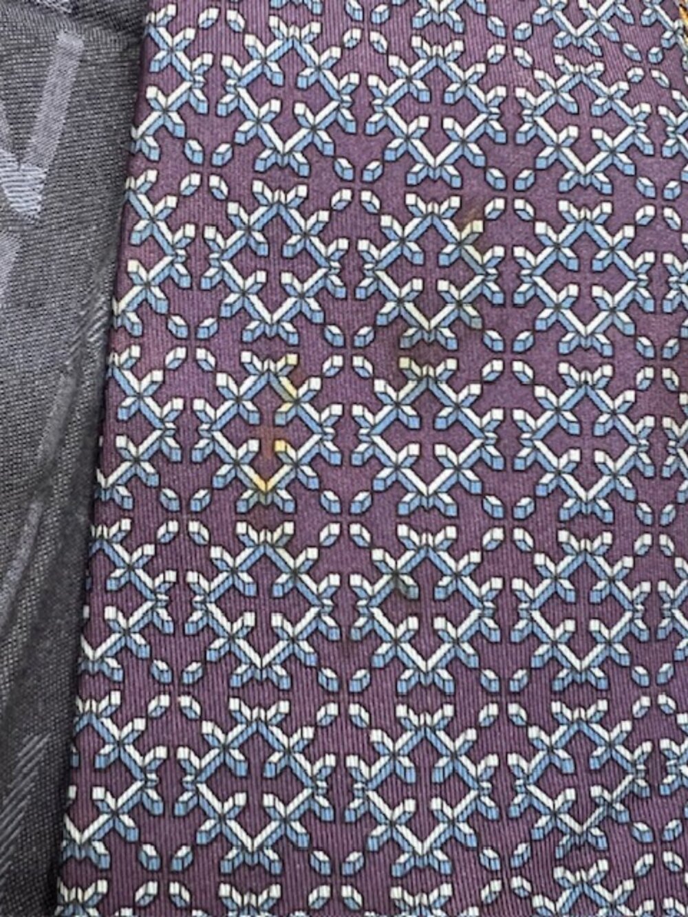 Set: 2 Classic Neck-Ties SilkHERMES Paris & MISSONI +1 Celine Handkerchief(71 - Picture 8 of 15
